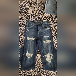 American eagle hight waisted skinny jeans